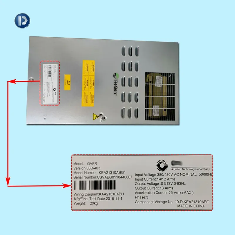 OTIS Elevator Inverter Controller Lift Control Drive OVFR03B-403 KEA21310ABG1 | Potensi Elevator